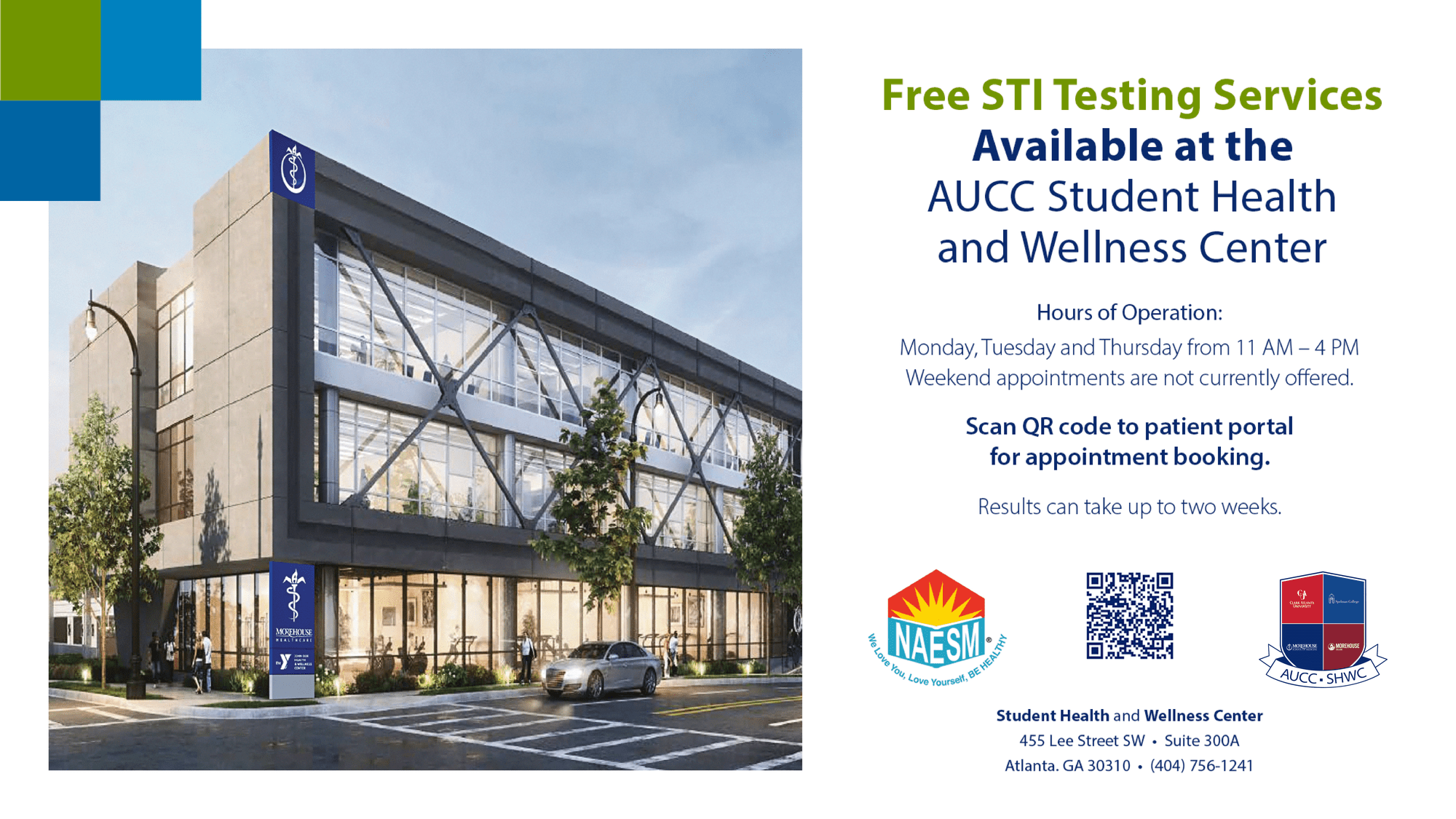 STI Clinic postcard